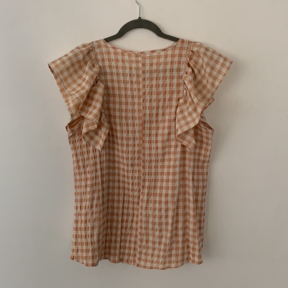 Max Studio Gingham Blouse - Picture 2 of 7